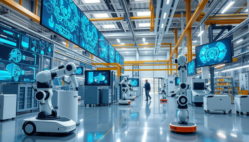 Visualisasi masa depan manufaktur dengan teknologi AI canggih